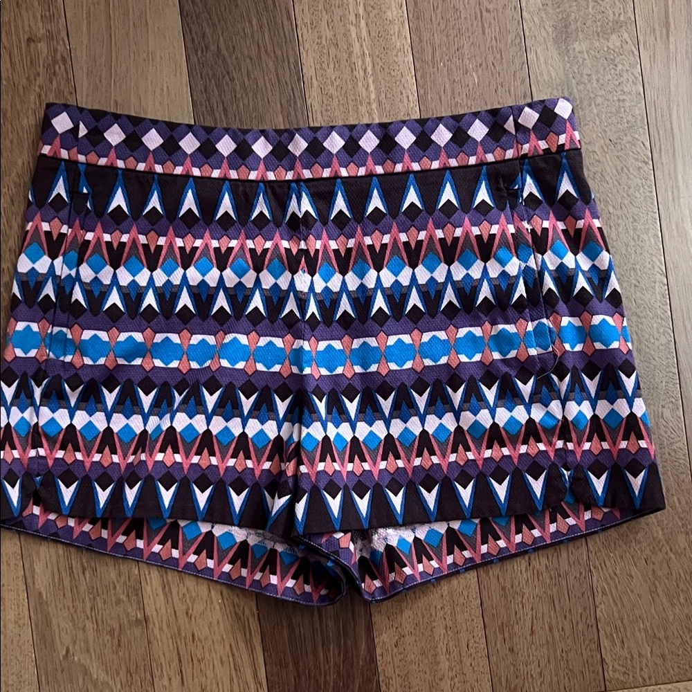 J. Crew Women's Multicolor Geometric Athletic Shorts